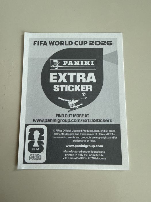 Panini World Cup 2026 Extra Sticker (Bronz) Mangalia • OLX.ro