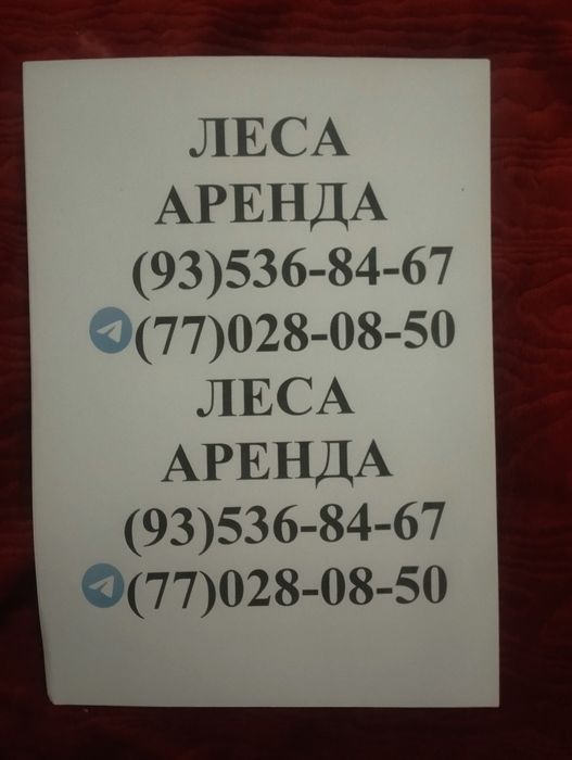 Lesa arendaga beriladi