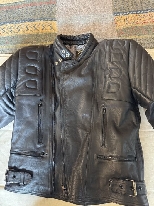 Geaca din piele naturala motor