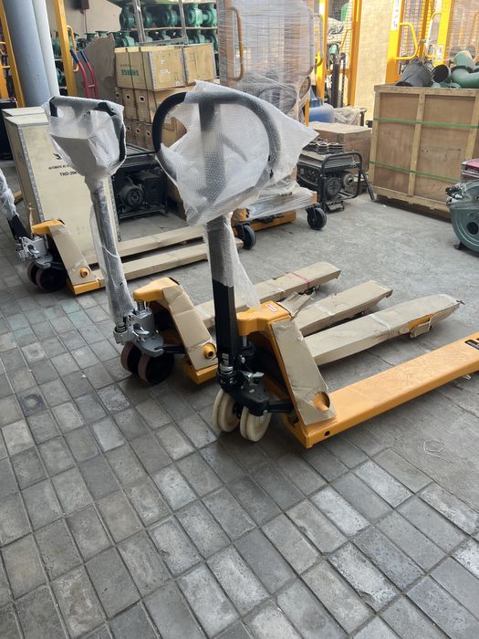 Штабелер гидравлический 3тонна 1 метр (ручная кара) рохля тележки