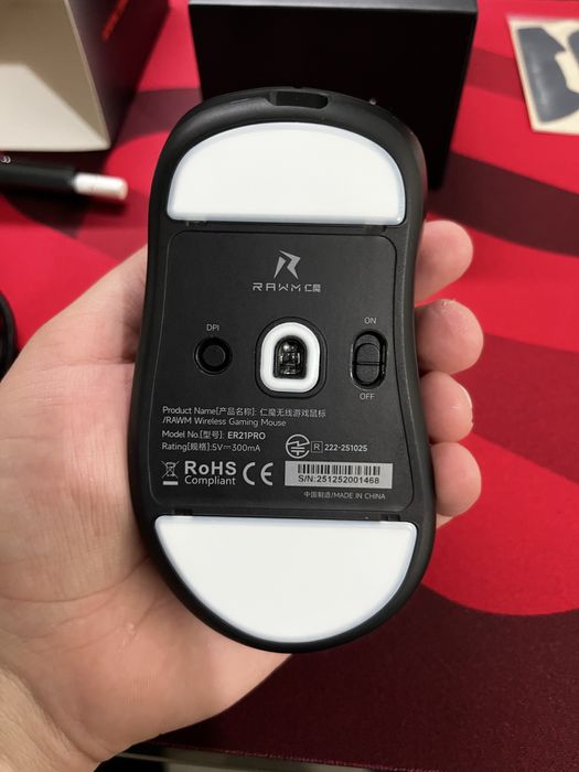 Mouse gaming wireless RAWM ER21 PRO