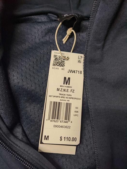 adidas men Z.N.E. Full-Zip Hooded Track Jacket M