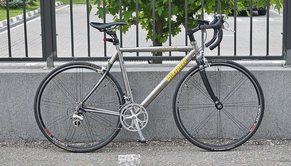 Bicicleta Litespeed Saber ( din titan & carbon ).