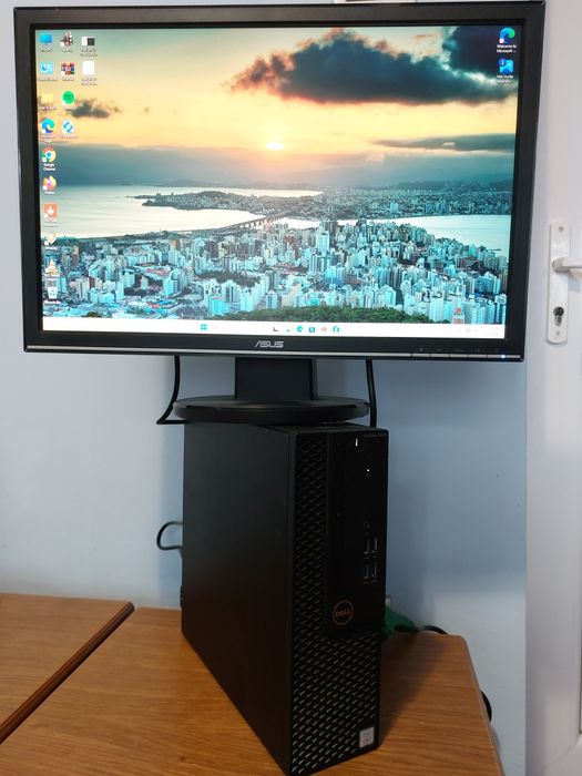 Unitate PC SFF Dell i5 7500 3,4/3,8Ghz, 12GB, 128GB+1TB, Nvidia GT 720 2GB, Win11 Office 2024