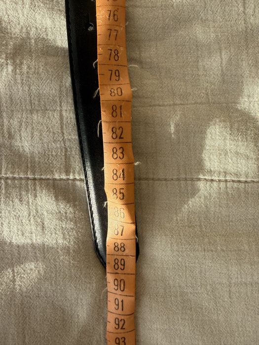 Колан от естествена кожа Karl Lagerfeld с лого 80см