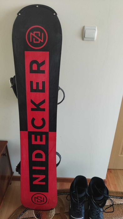 Placa de snowboard Nidecker, legaturi si boots