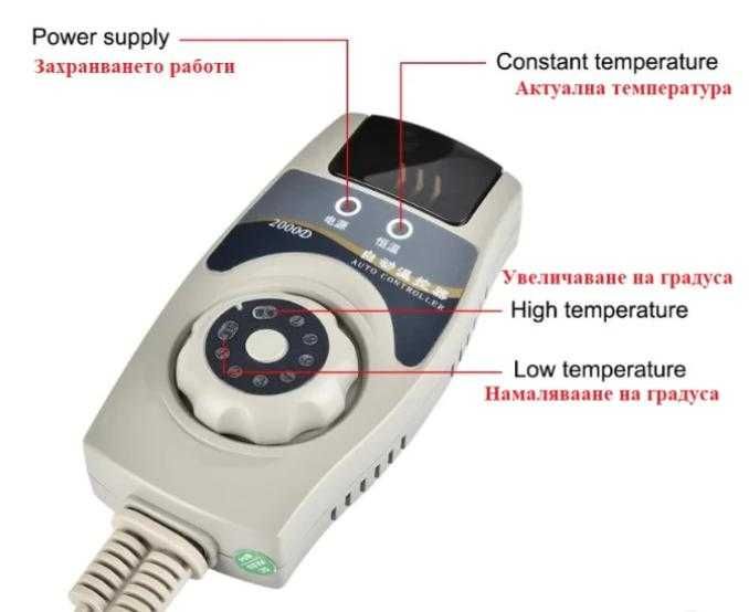Постелка Легло Масажор Турмалин Нефритена Подложка Нагревателен Масаж