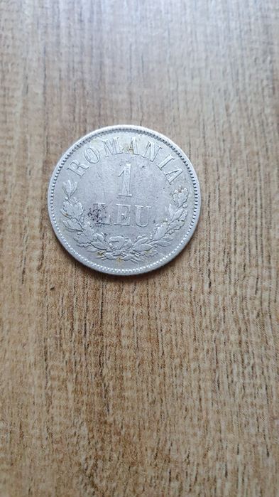 1 leu 1874 Argint