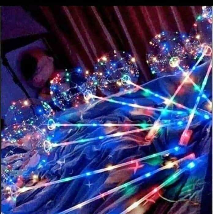 Baloane cu led .