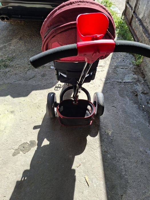 Триколка Lorelli - Jaguar Air 4 in 1, Red & Black Luxe