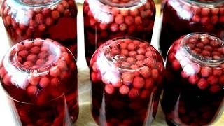 Вишневый компот и соленье.
