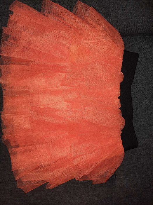 Fusta tutu rosie/orange  fetite