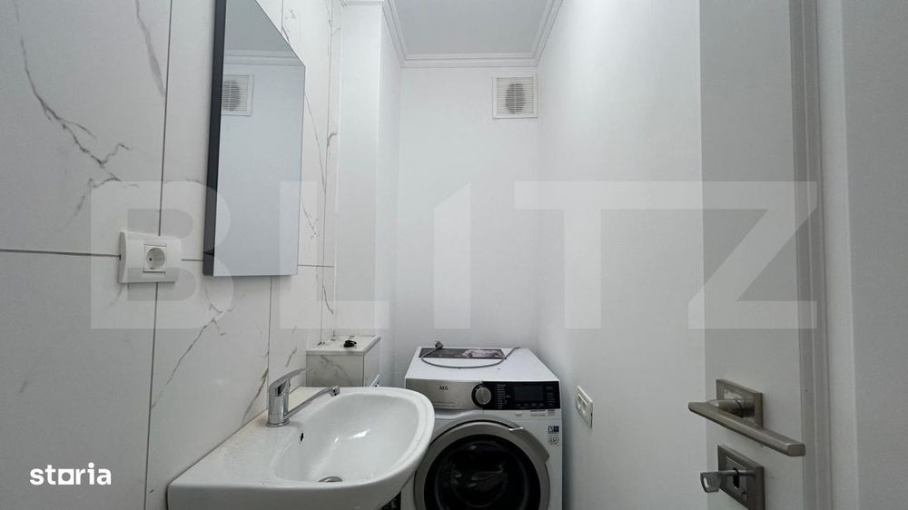 Apartament prima inchiriere, 3 camere, 64 mp, loc de parcare, zona Nuf