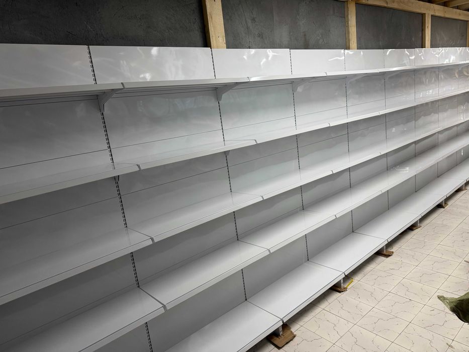 Янги Темир Полка | ТАЙЁРИ БОР | Металл Стеллаж | Прилавка | Витрина