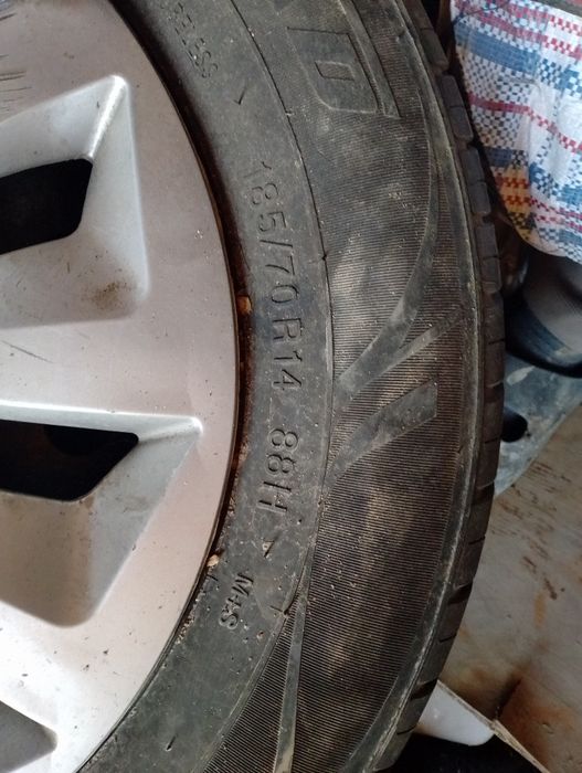 Шина летный 2 шт пара (4-114.3)дисками