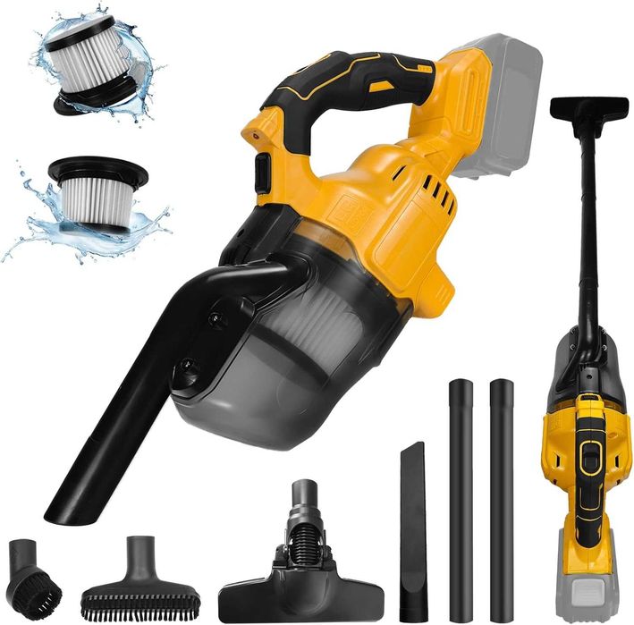 Aspirator vertical fără fir DeWalt 20V, 5-în-1