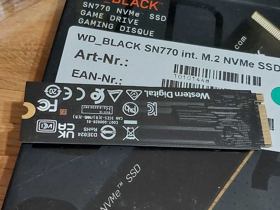 2TB M.2 NVMe WD Black SN770 (НОВ)