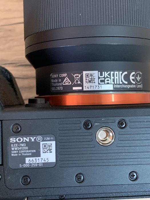 Sony a7III камера