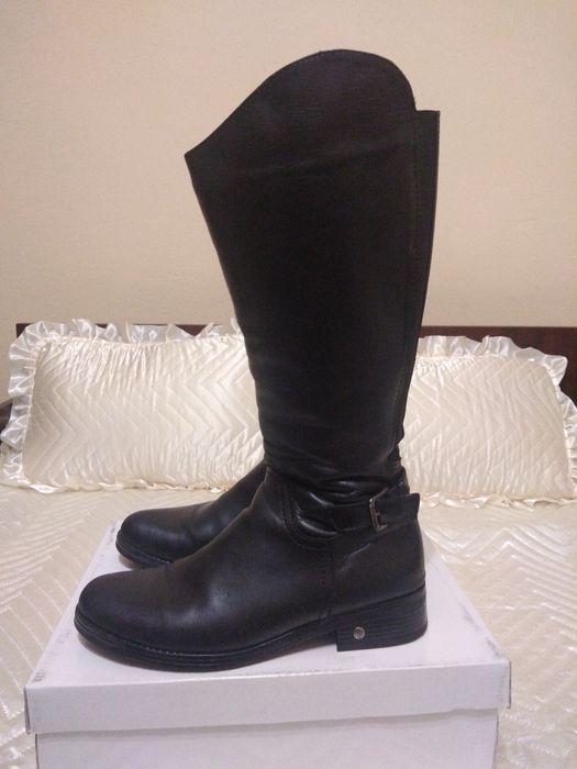 Дамски ботуши от естествена кожа