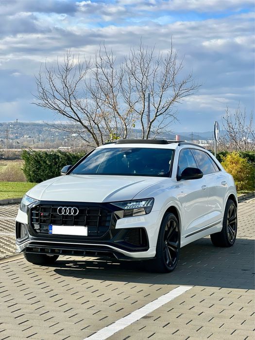 Audi Q8 3x S-Line,Alb Perlat,Maxton,Panoramic,bang olufsen 3d,masaj