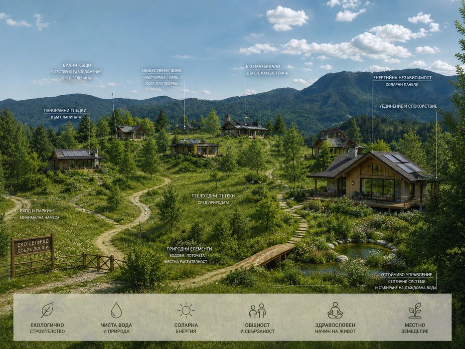Продава панорамен южен парцел в гр.Смолян