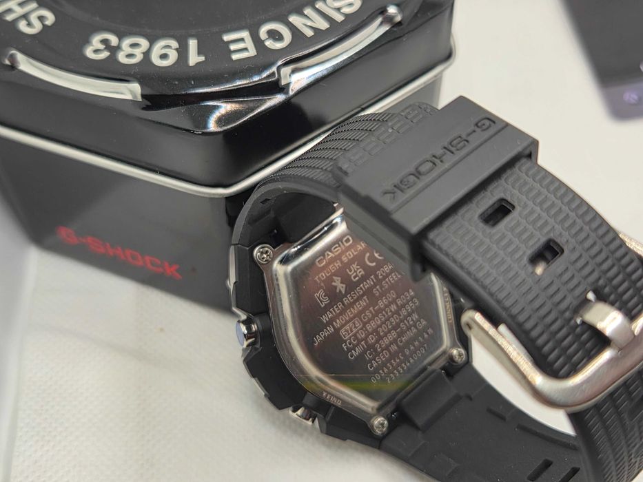 Ceas Sport  Barbati Casio  g shock GST B600 black rubber, Nou, Garantie 2 ani