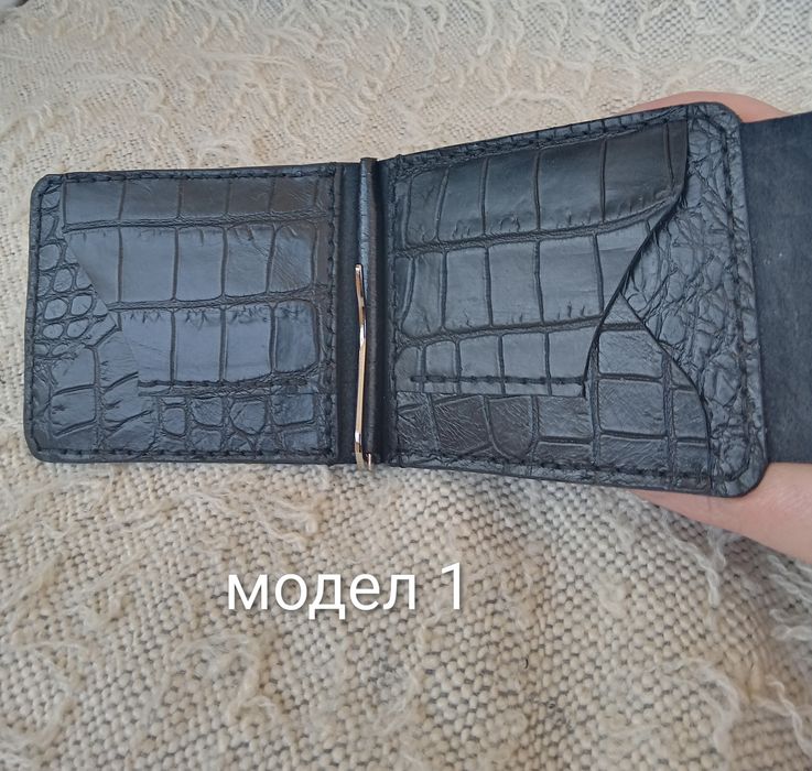Clip wallet - портфейл от естествена кожа
