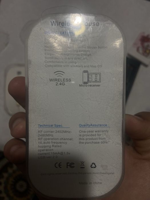 Мышь 2.4Ghz Wireless Mouse