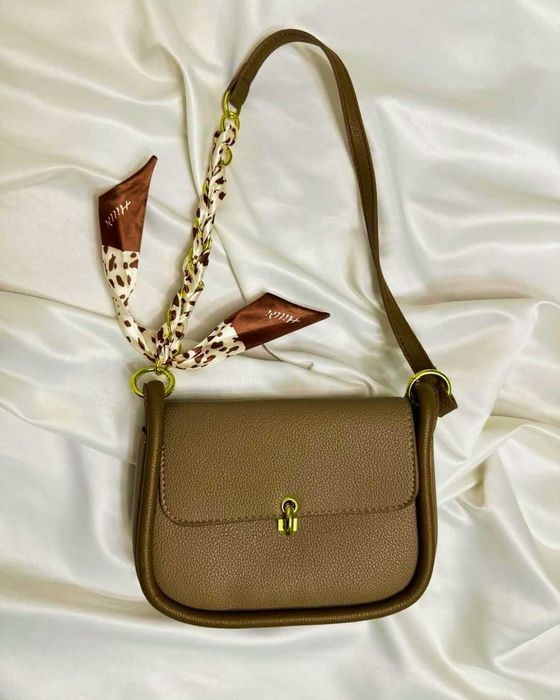 Стильная сумка с шарфом / Stilniy sharfli sumka