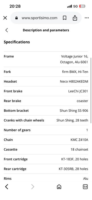 Детско колело 16 Scott Voltage