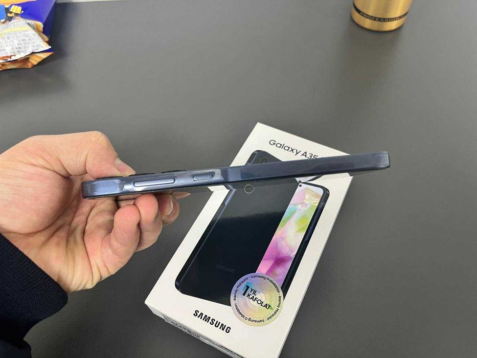 Samsung A35 1 oylik. yangi 100% holati toza