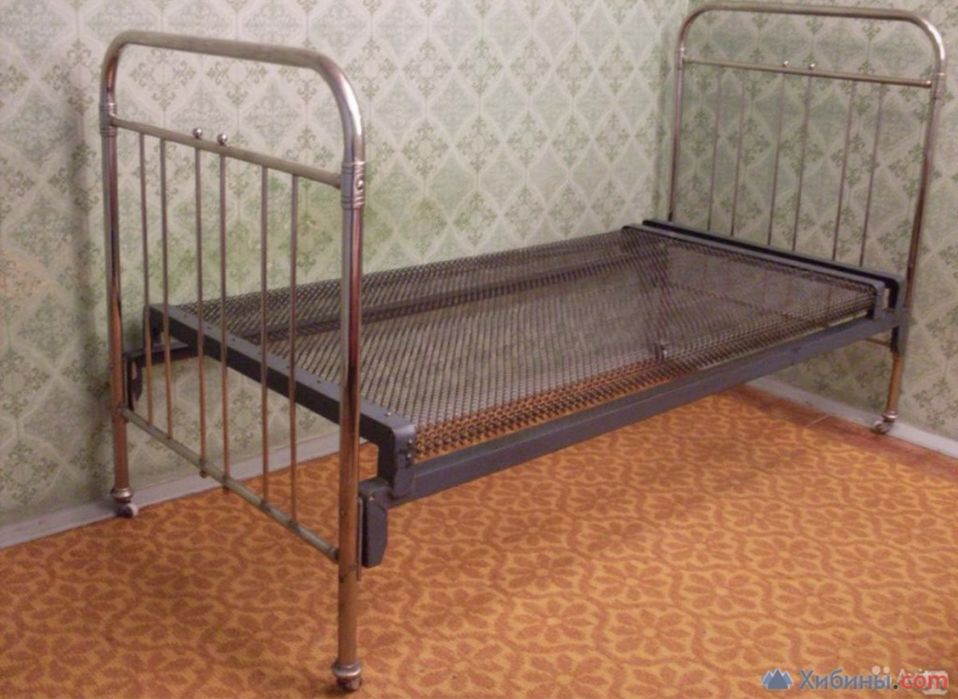 Кровать сетка железный