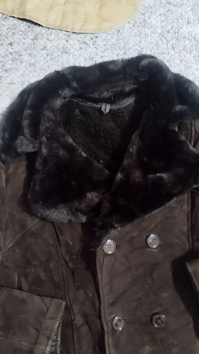 De vânzare palton unisex piele naturală oaie măr.48-50 ALLAN-DELLON