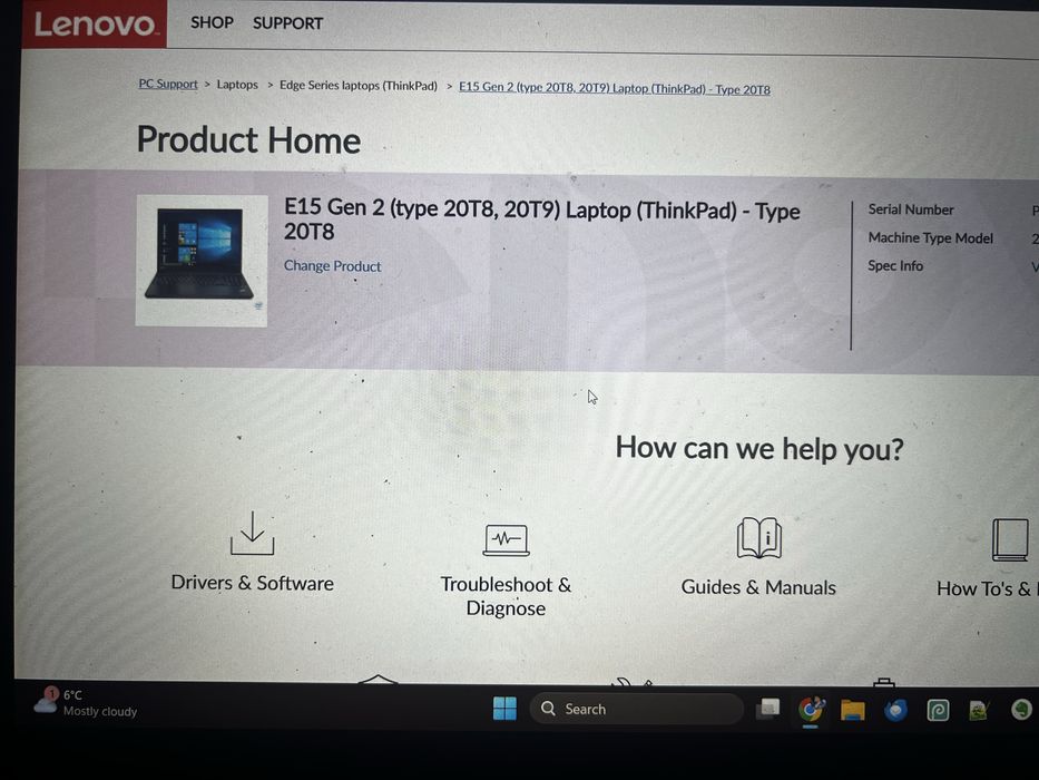 Lenovo Thinkpad E15 Gen2