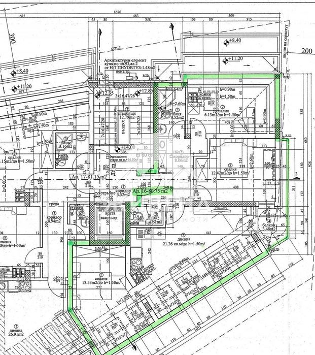 Продава се Тристаен апартамент в Варна, Базар Левски - 97 кв.м за 2393 €/кв.м - Снимка #2