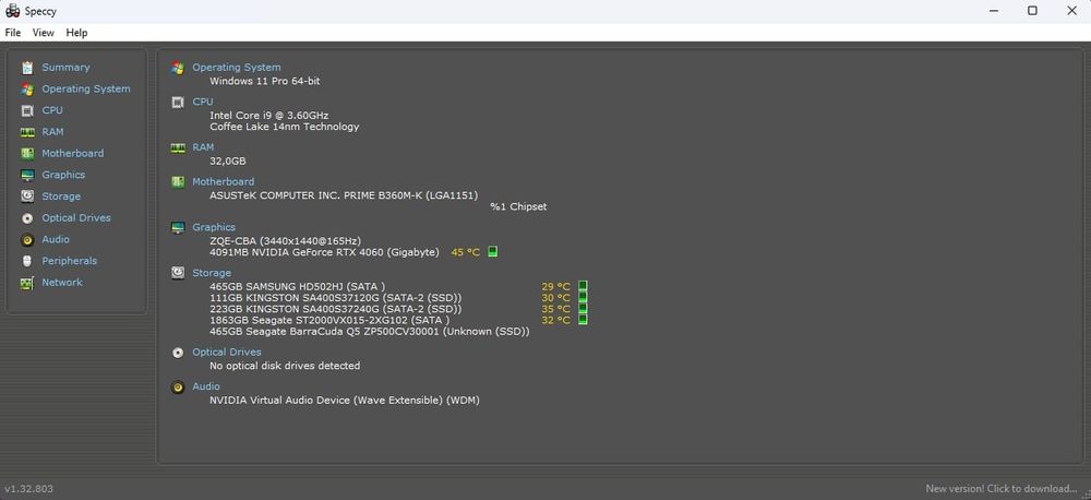 Pc Gaming I9 9900k- RTX 4060 8GB- 32 GB RAM