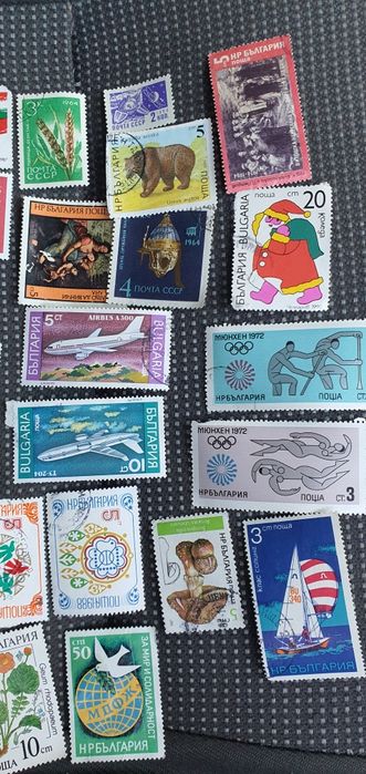 Пощенски марки над 1000 броя