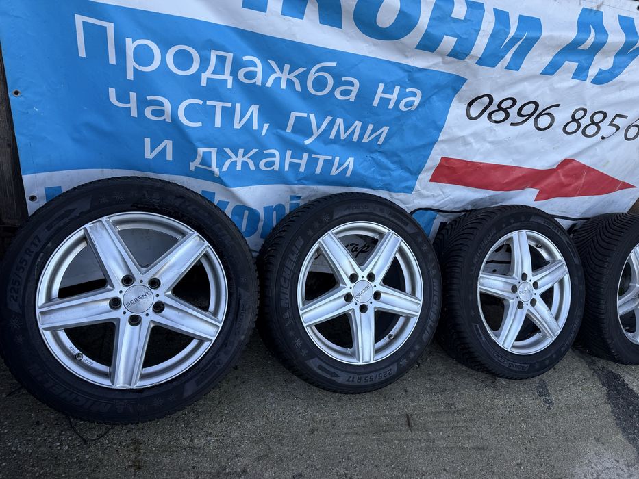 17 5х112 джанти с зимни гуми