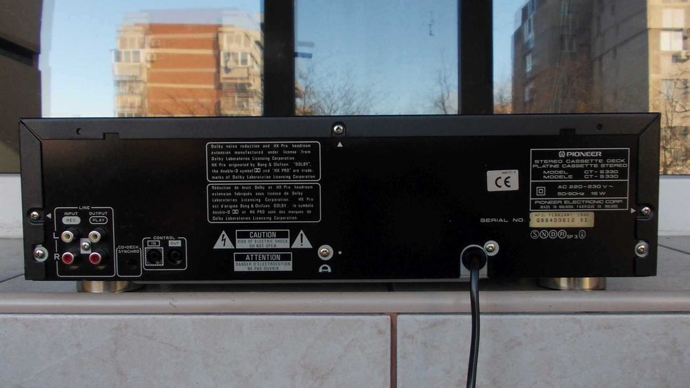 Casetofon PIONEER ct s330 deck Hi-Fi,AUTO BLE,Flex,1994 Malaysia