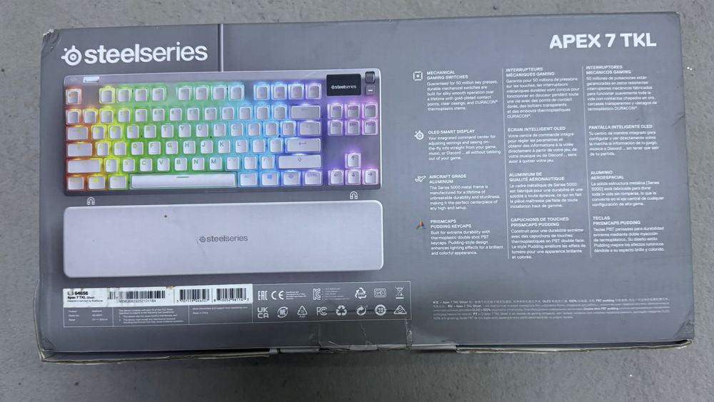 Steelseries apex 7 tkl limited ghost version