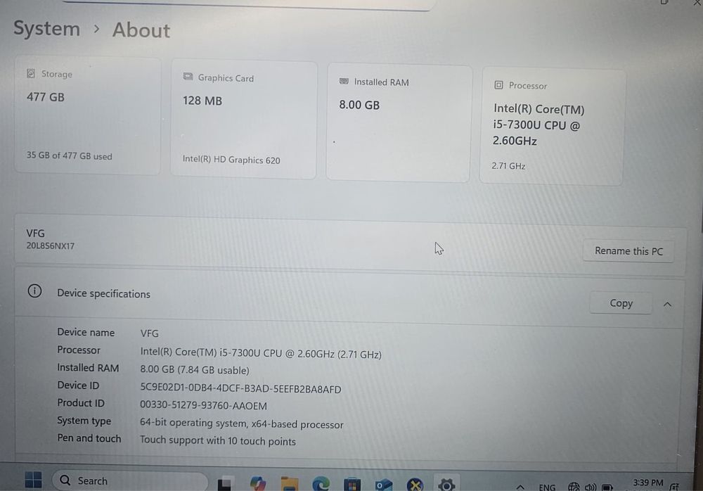 Laptop Lenovo ThinkPad T480S impecabil