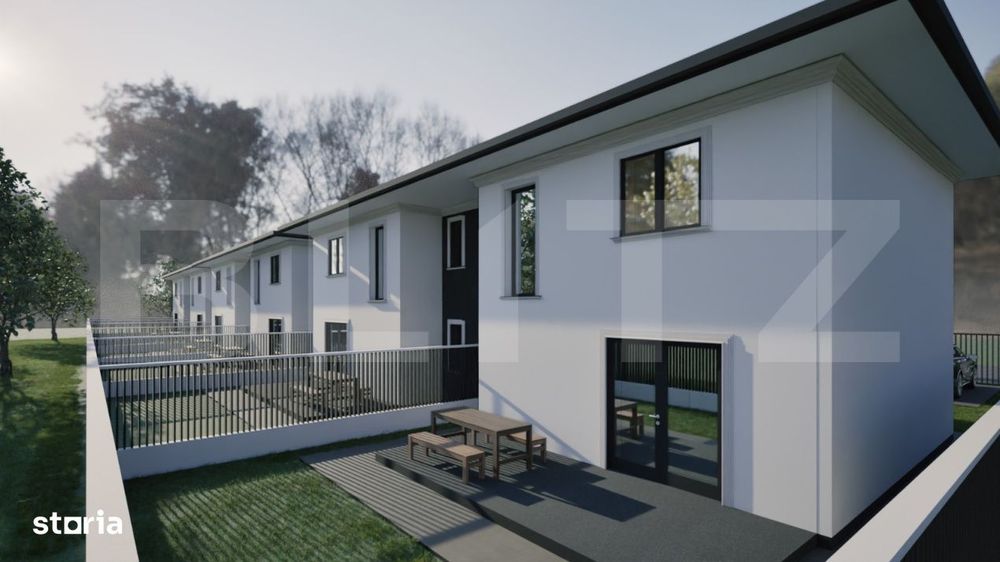 Duplex modern  in Ipotesti – 105 mp utili, teren 2,5 ari