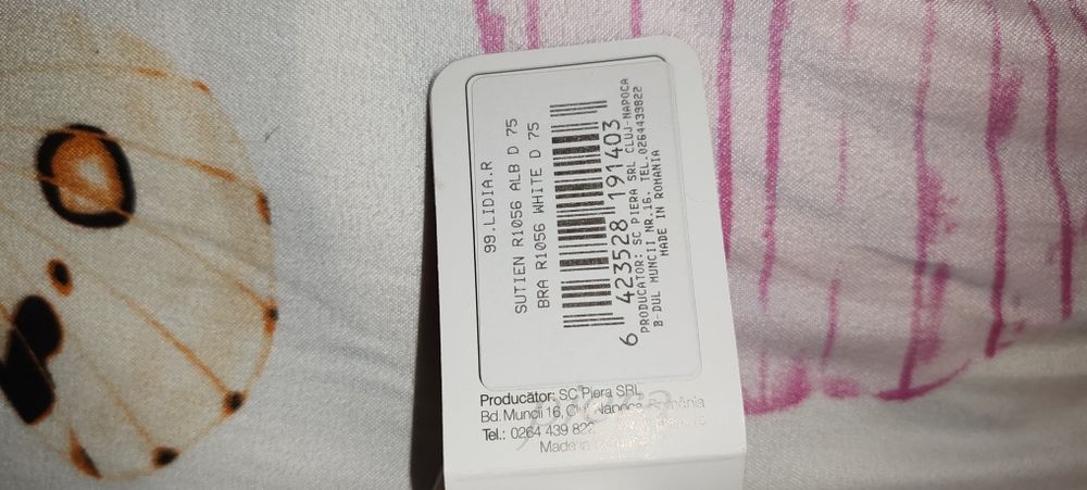 Sutien Piera nou 75D