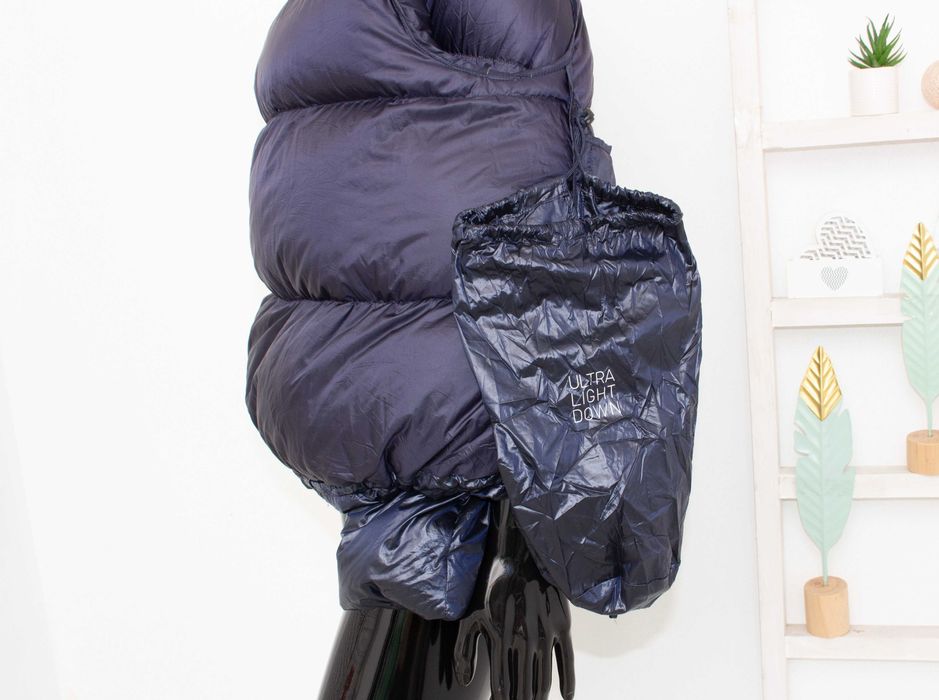 Uniqlo Ultra Light Down дамско пухено яке син хамелеон oversize пух M