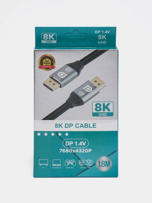 Кабели DisplayPort 4k/8k/16k. Прямые поставки из Китая,оптом и розница