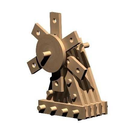 Продава детски дървен конструктор