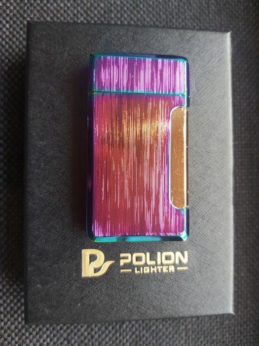 Луксозна газова запалка POLION в подаръчна кутия,три цвята