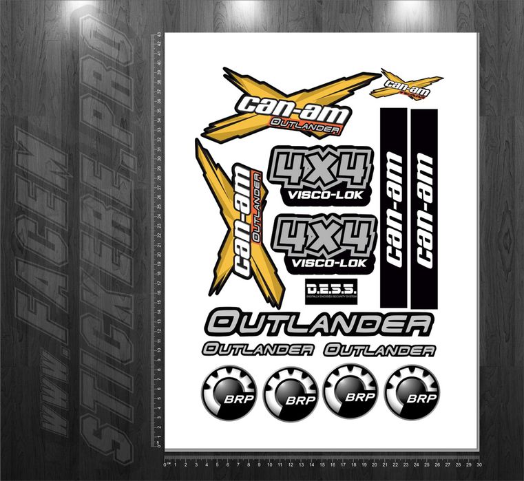 4+1 gratis Stickere Monster Ktm Honda Kawasaki Can Am Yamaha Suzuki