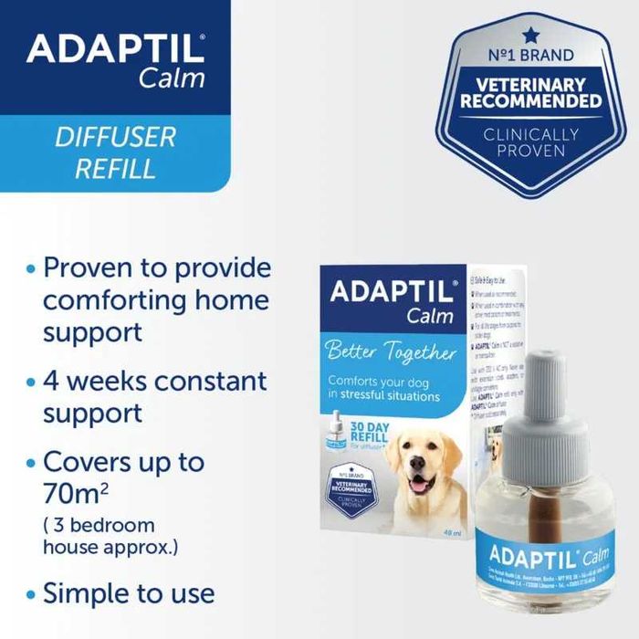 Adaptil Refill 3 броя пълнители за дифузер (90 дни) феромони за кучета