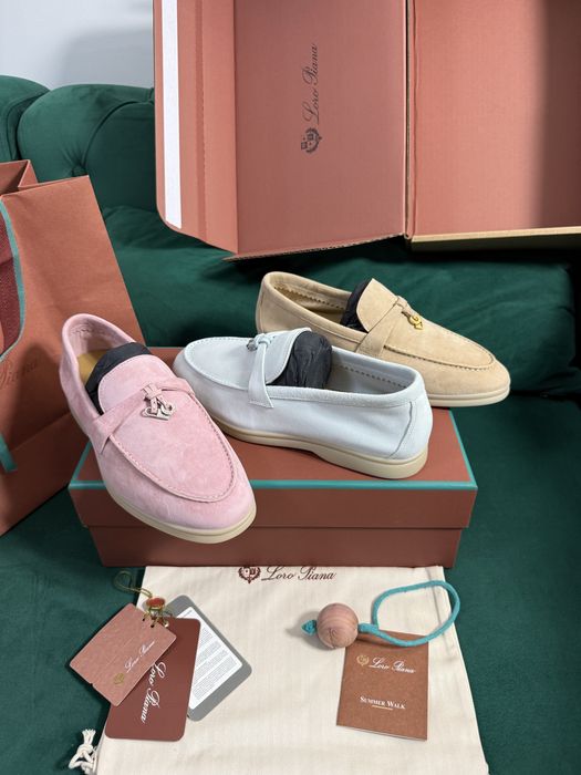 Mocasini Loro Piana piele naturala 100% Full Box colectie noua